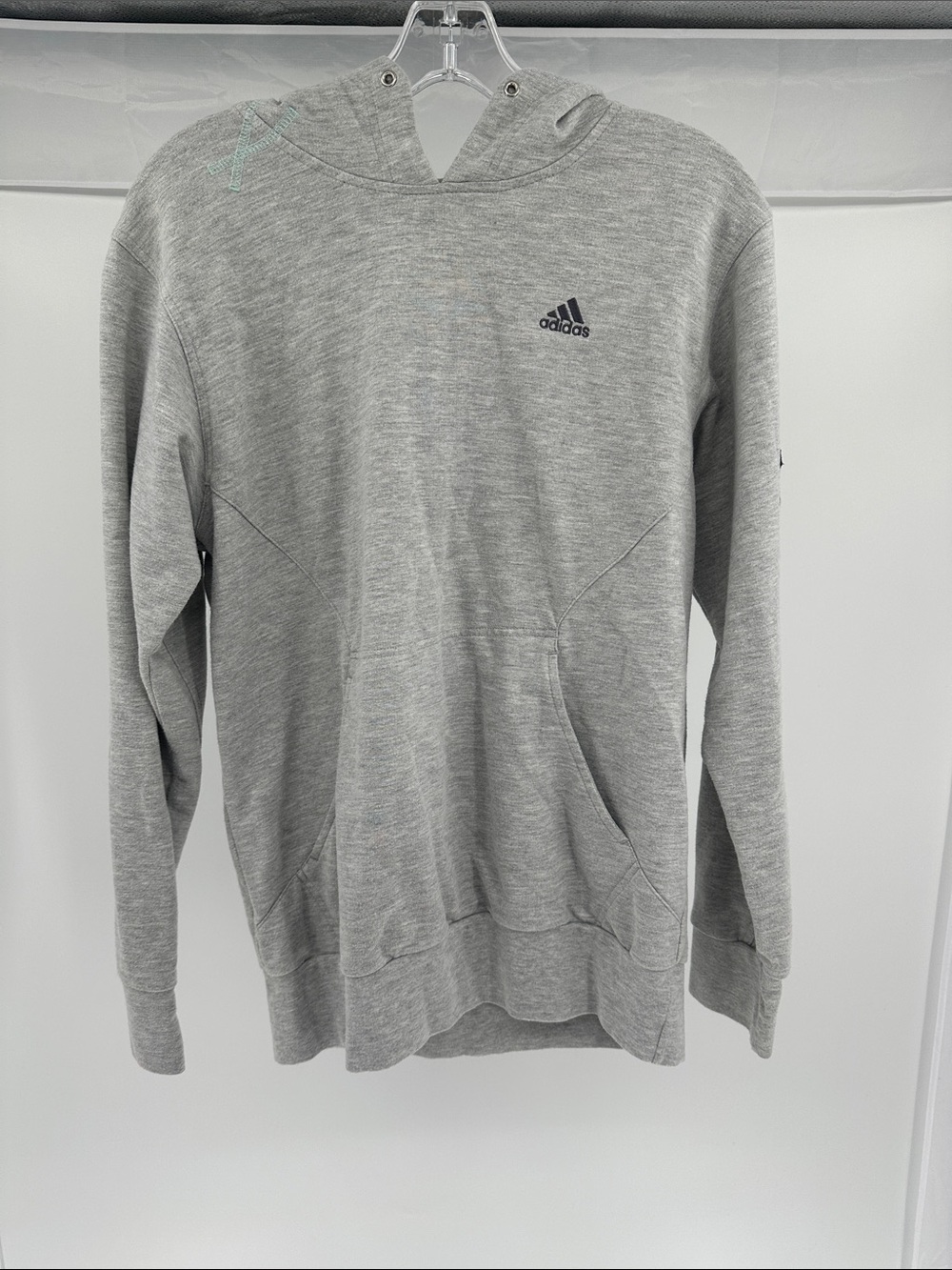 adidas Light Gray Men's Pullover Hoodie